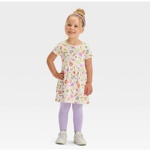 Toddler Girls' Short Sleeve Halloween Printed Dress - Cat & Jack Sz 5T